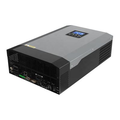 China High quality home solar power system MPPT 5.5KW solar inverter with 110A mppt controller without battery work with long service life for sale