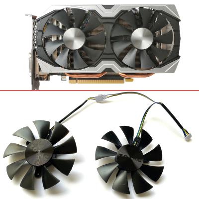 China Graphics Card 85MM DC 12V 4PIN GFY09010E12SPA Fan Graphics Card Fan Repair and Replacement For ZOTAC Geforce GTX 1060 Amp 6 Gb Edition for sale