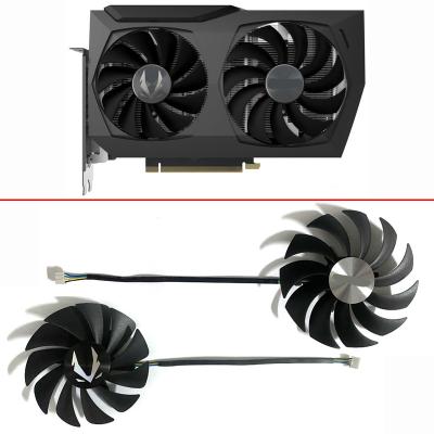 China FAN 89MM 100MM CF9015H12S CF1010U12S 4 PIN For ZATOC GeForce RTX 3070 Ti GPU GeForce RTX 3060 RGB Support Fan 2PCS Twin Edge NEW for sale