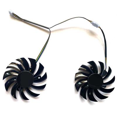 China New 75MM PLD08010S12HH 0.35A Graphics Card Cooler Fan 2PCS/lot For MSI GTX 460 560 570 frozr II Zotac GTX770 Twin Video Card Fan for sale