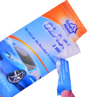 China Spunlace Nonwoven Fabric 20% Viscose Car Care Interior Leather Care Portable Wrapping Wet Wipes Seats Cleaning Cloths For Window for sale