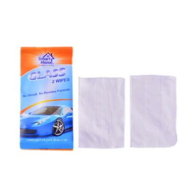 China High Quality Spunlace Non-Woven Fabric 20% Viscose Disposable Interior Dash Portable Car Cleaning Wipes Portable Packing Wet Wipes for sale