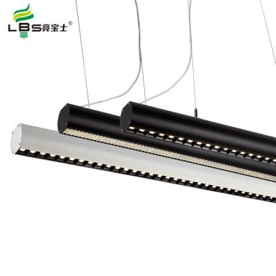 China High Light Efficacy Pendant Lamp Commercial Office Indoor Decorative Hanging Modern Led Linear Light for sale