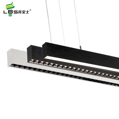 China High Light Efficiency Modern Office Kitchen Industrial Hanging Linear Lamp Suspended 36W Outdoor Mounted Led Pendant Lights for sale