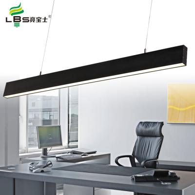 China High Light Efficiency Commercial Office Suspended Type Batten Light For Office Long 4FT 28W LED Linear Pendant Light for sale