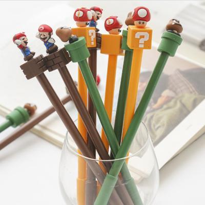 China Normal Huahang Customized Plastic Gel Pen With Cartoon Pattern Pen for sale