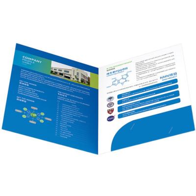 China Presentation Cover Custom Printed Presentation Folders Offset Printing Paper Folder Presentation Folder for sale