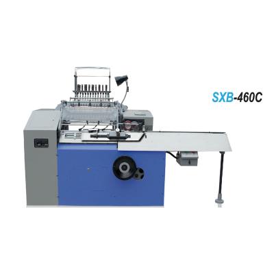 China Printing Shops Factory Find Reseller Program Wire Global Semi-automatic Book Binding Machine HL-SXB-460C For Hard Cover Book for sale