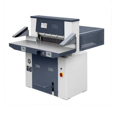 China Print Shops HL-QZYK670DN 7 Inch Color LCD Display Digital Program-control Hydraulic Paper Cutter for sale