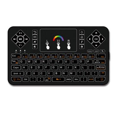 China Q9 85keys mini wireless wireless keyboard with 7 backlit colors for sale