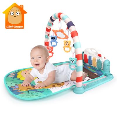 China Cheap Made Baby Piano Mat Fitness Frame in China Baby Music Stand Piano Keyboard Eco-friendly Puzzle Mat Activity Blanket Baby Activity Gym Play Crawling Mat for sale