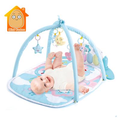 China Educational Toy Baby Gym Puzzles Mat Educational Support Toys Baby Music Game Mat With Piano Keyboard Infant Fitness Crawling Mat for sale