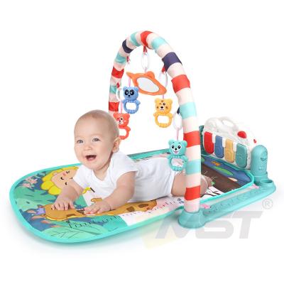 China Educational Toy Baby Gym Piano Keyboard Play Mat Baby Activity Gym Toys Music Play Mat for Kids for sale