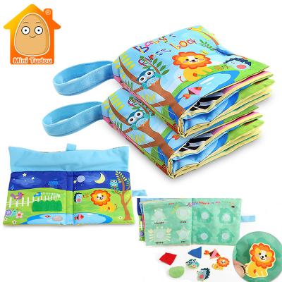 China Soft Activity Books Infant Early Cognitive Development My Books Quiet Baby Montessori Disclosure Educational Cloth Book 21*15.5*2CM for sale