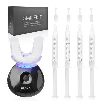 China Portable To Use Hot Selling Teeth Whitening Kit LED Light Tooth Whitener With Teeth Whitening Gel And Element 10 Minute Timer for sale