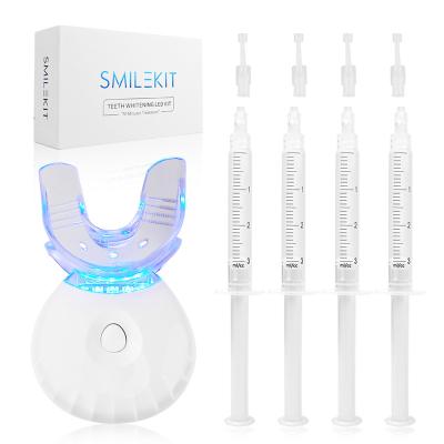 China For Best Selling Home Use Portable Beautiful Home Use Smile Led Light Teeth Whitening Kit With 3ml Teeth Whitening Gels for sale