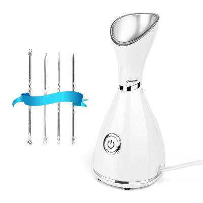 China Moisturizer Top Selling Facial Steamer With Blackhead Remover Needle Set for sale