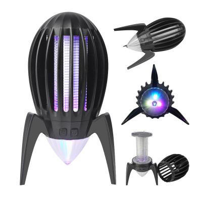 China Mini Portable Electric Camping Insect Zapper USB Rechargeable Stocked Mosquito Killer Lamp for Indoor and Outdoor for sale