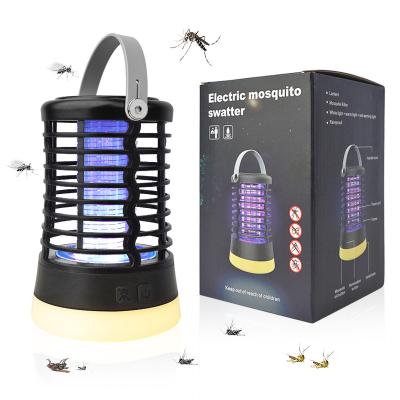 China Hot Sale Mosquito Reflector Insect Zapper Trap Lamp LED Rechargeable Rechargeable Electric Mosquito Killer Lamp for Indoor Outdoor for sale