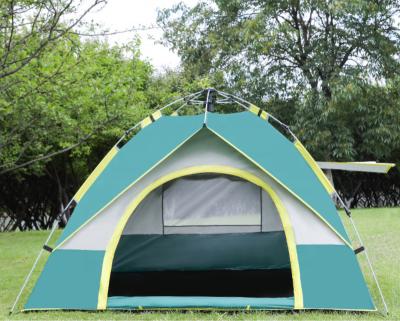 China Extended Type Green Automatic Camping Outdoor Camping Tent 3-4 People Outdoor Camping Tent Family Tent for sale