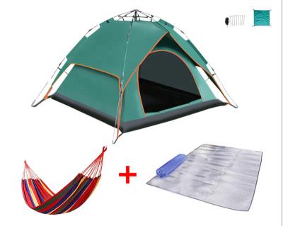 China Extended type 3-4 person camping tents family tent outdoor camping waterproof outdoor camping tent for sale