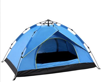 China Extended Type Pop Up Automatic Camping Tent For 2-3-4 Person Family Outdoor Travel Hiking Outdoor Tent Camping Tent for sale