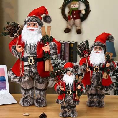 China Christmas Santa Claus Doll Plush Christmas Festival Christmas Toys Doll New Year Gift Decoration Decorations for sale