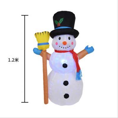 China Inflatable Snowman Inflatable Penguins Inflatable Polyester LED Decorations Christmas Ornament Costume Christmas Inflatables Outdoor Advertising for sale