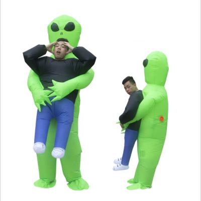 China Christmas Party Halloween Carnival Costumes Inflatable Santa Clause Inflatable Costumes Alien Costume Inflatable Christmas Costume For Adults for sale