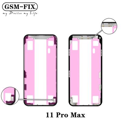 China Original LCD Display Max Front Middle Bezel Frame For iphone11 Pro Phone LCD Repair GSM-FIX Touch Screen Bracket for sale