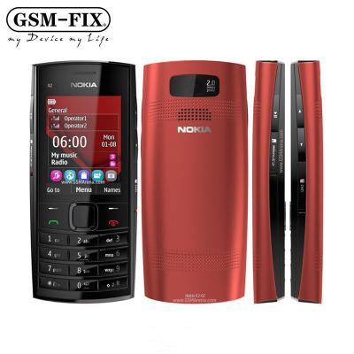 China GSM-FIX Original Unlocked For Nokia X2-02 Symbian OS FM Single SIM 1020mAh Single Core Radio Used Cell Phone For Nokia X2-02 for sale