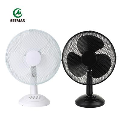 China Swing Home Plastic Body 9inch Silent Powerful Oscillating Silent 12 In 16 Inch Table Fan Desktop Electric Fan for sale