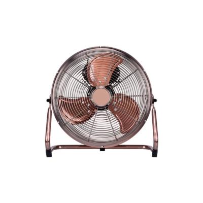 China Household Appliance Spiral Grill 3 Speeds Tilt Head 12Inch Adjustable Electric Metal Floor Fan for sale