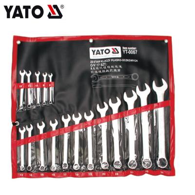 China POCKET of YATO YT-0067 17PCS 8-32MM COMBINATION WRENCH AUTO REPAIR SET SET for sale