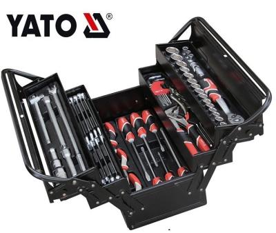 China YT-38950 AUTO REPAIR YATO PROFESSIONAL TOOL SET HOT SALE COMPLETE TOOL BOX WITH 64PCS TOOLS for sale