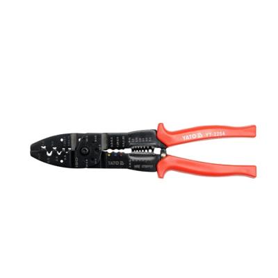 China YT-2254 Crimping YATO INDUSTRIAL ELECTRICIAN TOOLS CRIPPING PLIERS 250 mm for sale