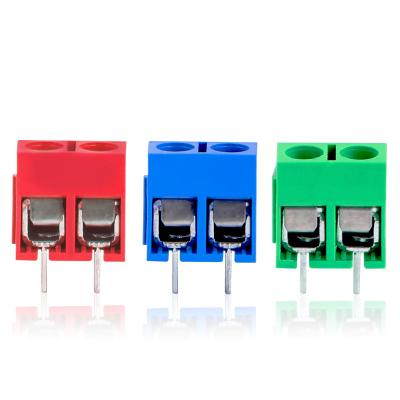 China 5.0mm Pitch PCB Mounted Screw Clamp Type Terminal Blocks 2P 3P Jointed for sale