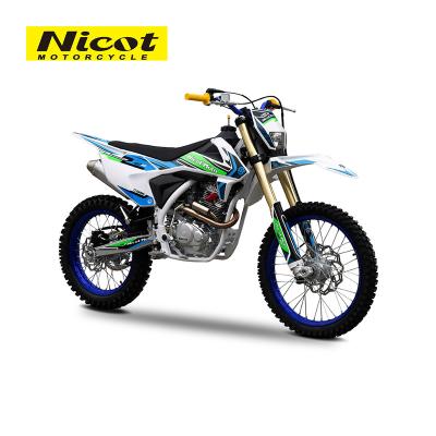 China PP Plastic+Steel Chassis Competitive Electric Dirt Bike 250cc Adults Motorcycles Motocross 250 for sale