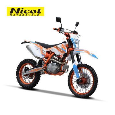 China Nicot KT250RE High Quality Dirt Bike PP Plastic+Steel Chassis Enduro 250cc Motorcycle Offroad Motocross 250cc For Adult for sale