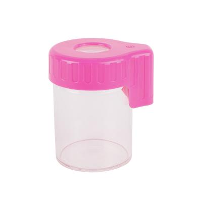 China Factory Outlet Sealed Lead Glass Storage Containers Multicolor Tobacco Herb Jars Stash With Lids for sale