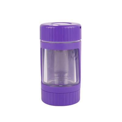 China Custom Logo Herb Jars Led With Lids Sealed High Quality Glass Jars Jars Storage Wholesale for sale