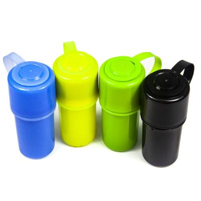 China Anho 3 Herb Tobacco Storage Jar Grinder 42mm/63mm Acrylic Container Sealed Plastic Layers for sale