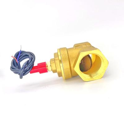 China Brass Material DN25 Flow Switch With Two Wire G1” BSP Flow Switch For Fire Protection Refrigerator Water Liquid For Central Air SK-DN25-DB for sale