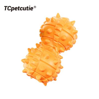 China TCpetcutie Sustainable Pet Chew Toys Chewing Dog Toy Leaking Food To Grind Durable Rubber Teeth for sale