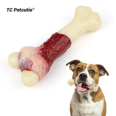 China Viable Factory Dog Chew Toy Bone Indestructible Nylon Aggressive Wholesale Dog Toy for sale