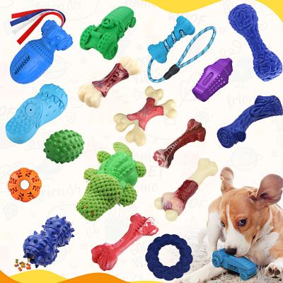 China TCpetcutie Viable Manufacturer Wholesale Custom Available Multiple Goods Interactive Chew Dog Squeaky Rubber Toy for sale