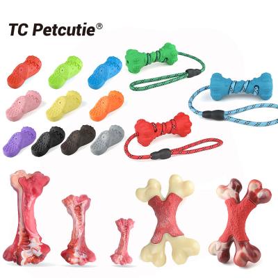 China Wholesale Custom Viable Eco Friendly Rubber Squeak Toy Durable Dog Chew Pet IQ Interactive Toys Training for sale