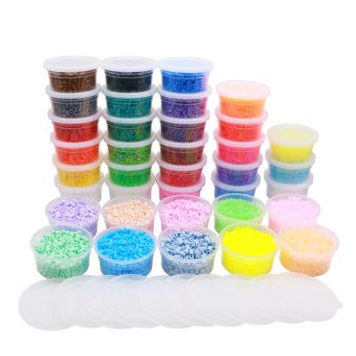 China Hot Selling DIY Educational Toys 5mm Yirun Fuse Beads Perler Beads Multi Colors Hama Beads With Peg Tips Set for sale