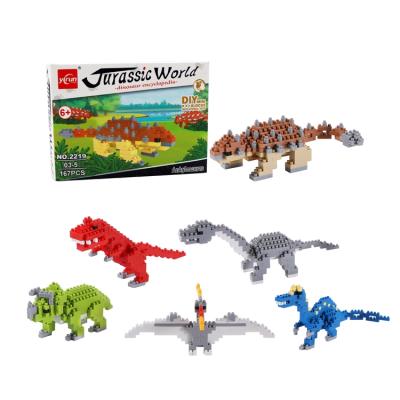 China Top Stretching Construction Toy Products Dinosaur Building Block ABS Micro Blocks Wholesale Nano Blocks Toys for sale