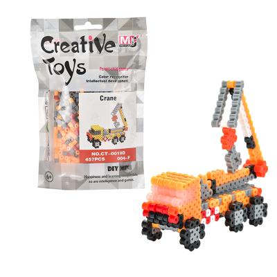 China Hot Selling Items DIY Educational Toys 3D Engineering Vehicle Assembled Toys Perler Bead Kit Creative Diy Toys 5mm Hama Beads Toys for sale